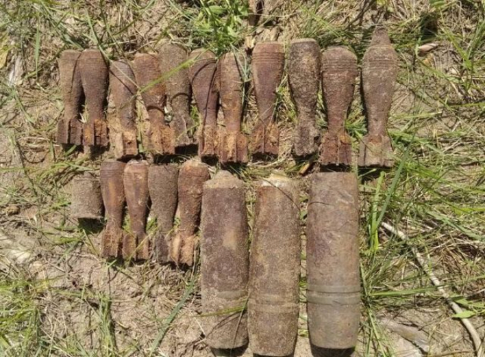 На Сумщині за минулу добу виявлено 19 боєприпасів часів минулих війн фото