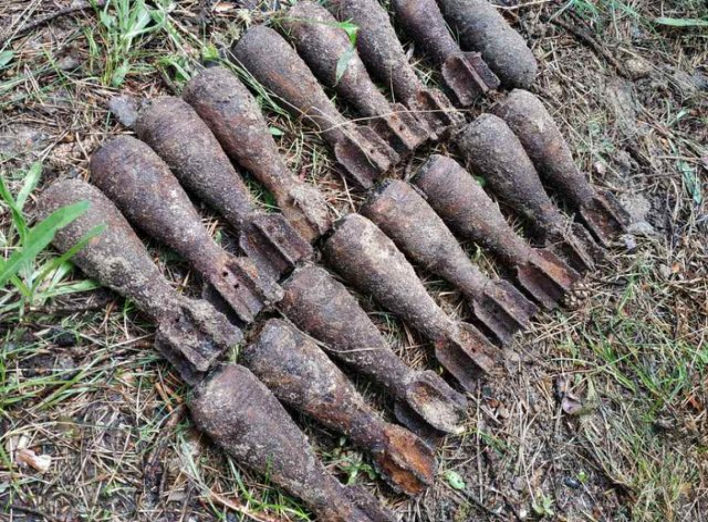 На Сумщині за минулу добу виявлено 17 боєприпасів часів минулих війн фото