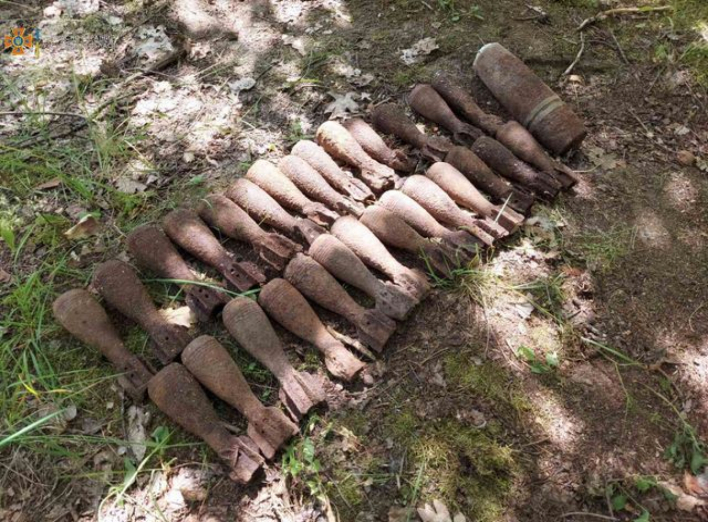 На Сумщині за минулу добу 29 боєприпасів виявлено, ще 60 знешкоджено фото