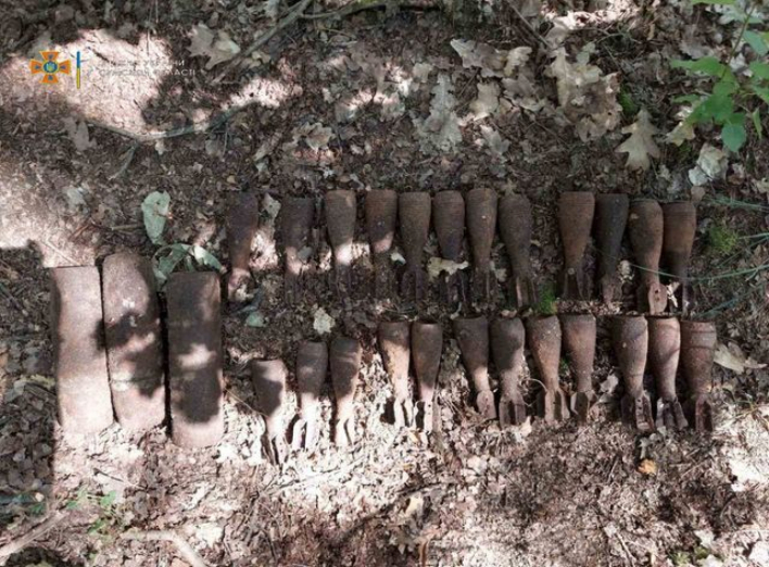 На Сумщині за минулу добу виявлено 29 боєприпасів часів минулих війн фото