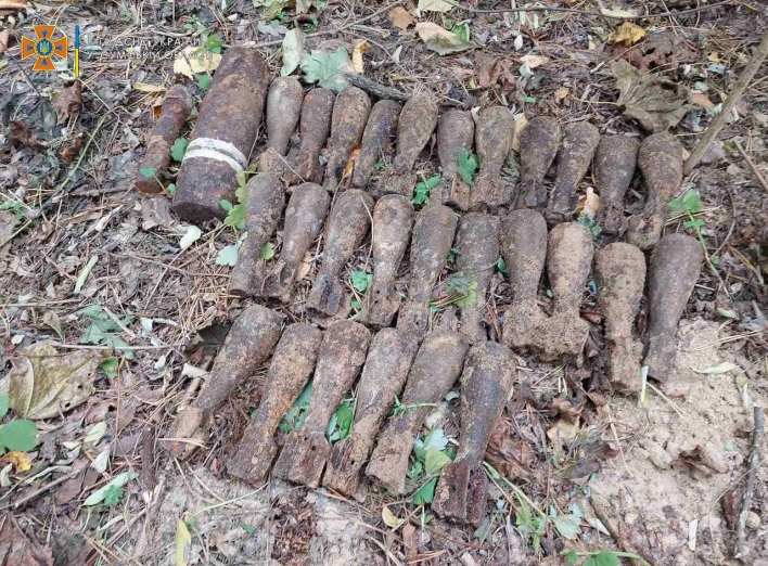 На Сумщині упродовж доби знешкоджено 2 застарілих боєприпаси, ще 29 виявлено фото