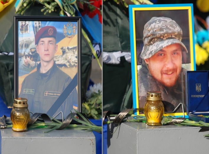 Шостка попрощалася з двома захисниками України фото
