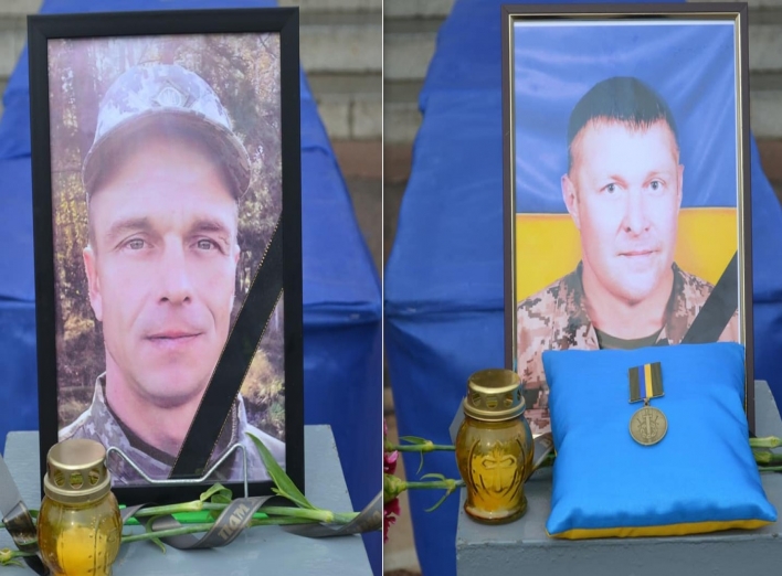 Шосткинці попрощалися з двома захисниками України фото