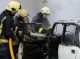 У Сумах рятувальники загасили палаючу автівку (відео)